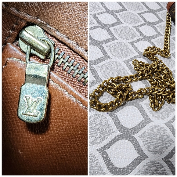 LOUIS VUITTON Monogram Dame Clutch Bag Brown - Picture 9 of 13